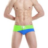 Black Yellow Low Swimtrunk